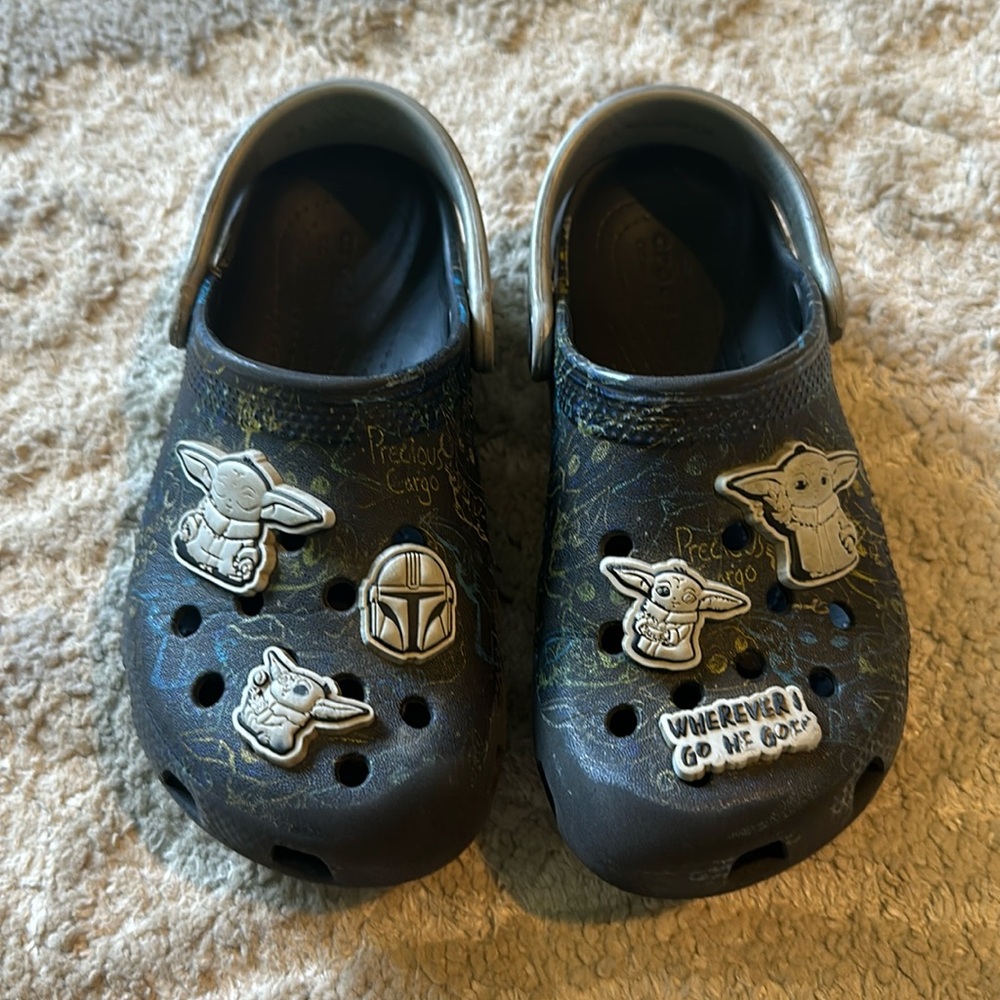Star Wars Crocs. Boys size 12